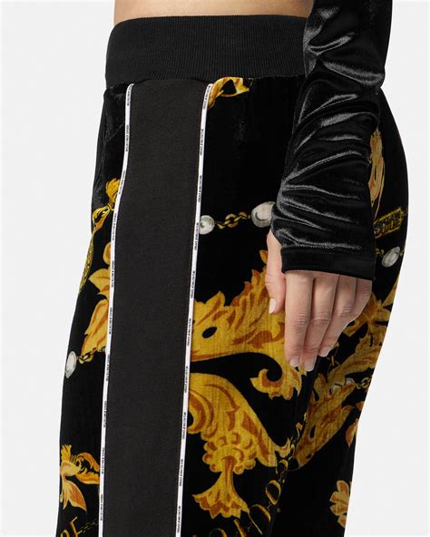 versace sweatpants womens|velvet tracksuit men's versace.